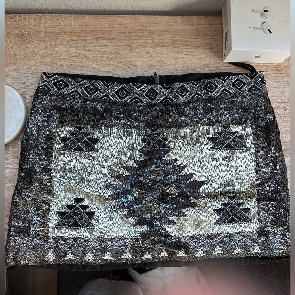 All Saints Spitalfields embellished mini skirt size 8